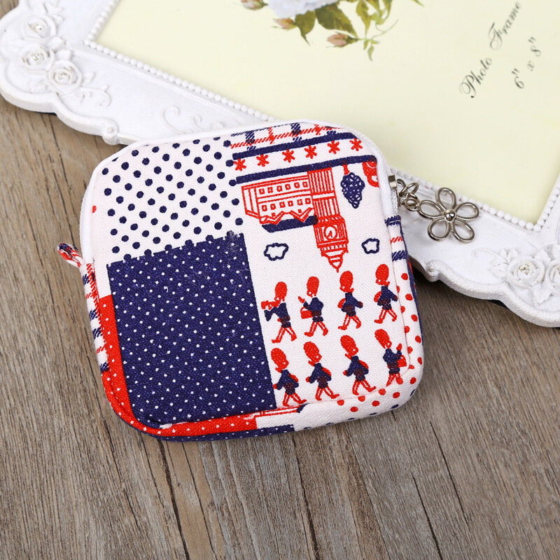 Cute Women Sanitary Napkins Bag Menstrual Pads Carrying Easy Bag  - #07