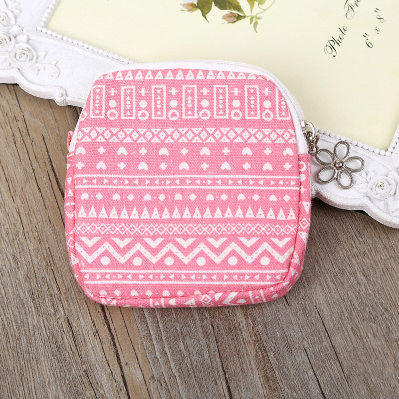 Cute Women Sanitary Napkins Bag Menstrual Pads Carrying Easy Bag  - #07