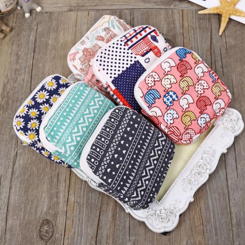 Cute Women Sanitary Napkins Bag Menstrual Pads Carrying Easy Bag  - #07