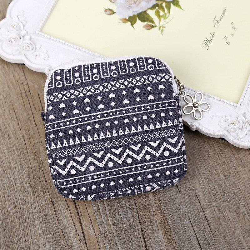 Cute Women Sanitary Napkins Bag Menstrual Pads Carrying Easy Bag  - #07