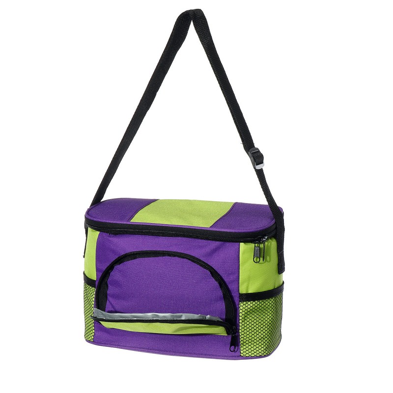 Thermal Insulated Shoulder Lunch Bag Food Pizza Delivery Picnic Storage Bag - Blue