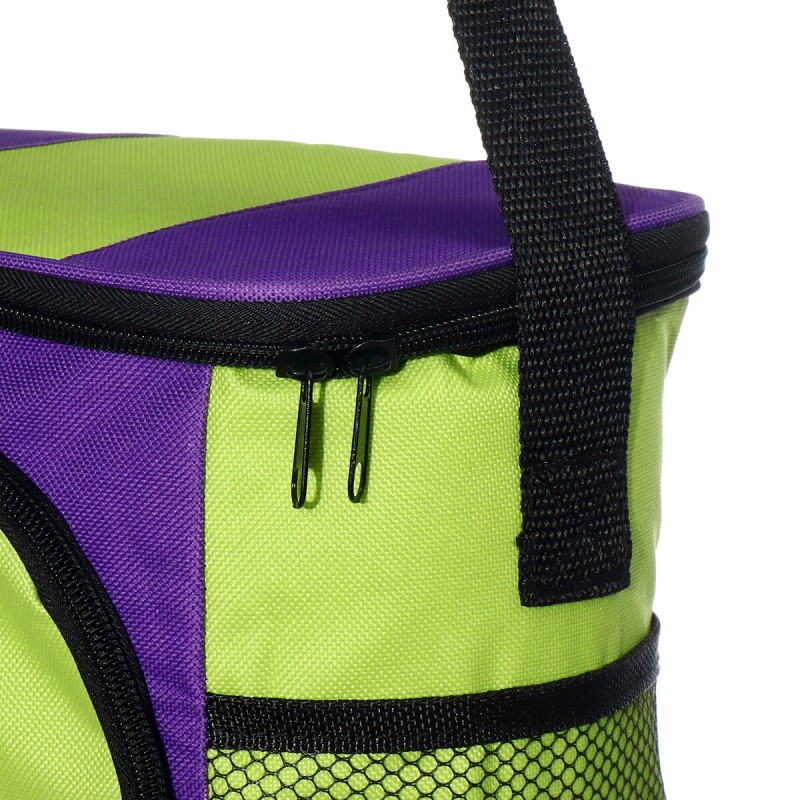 Thermal Insulated Shoulder Lunch Bag Food Pizza Delivery Picnic Storage Bag - Blue