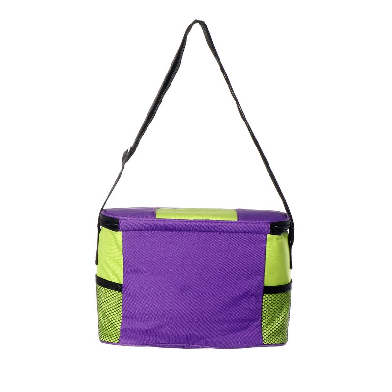 Thermal Insulated Shoulder Lunch Bag Food Pizza Delivery Picnic Storage Bag - Blue