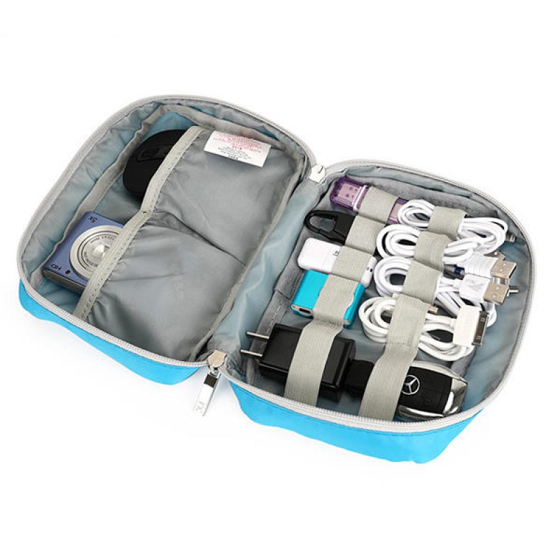 Polyester Home 7-piece Duffel Bag Travel Digital Storage Bag - Pink