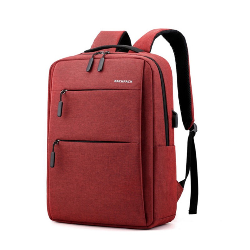 40L Enlarge Backpack USB External Charge Laptop Backpack Shoulders Men Women Fashion Waterproof Travel Backpack School Bag - Blu