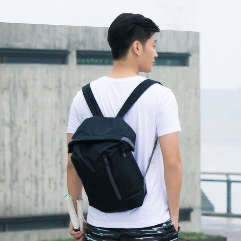 Outdoor Backpack Lightweight Sports Folding Bag Portable Camping Hiking School Bag from XIAOMI YOUPIN - Blue