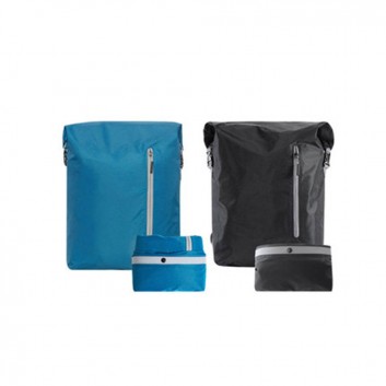Outdoor Backpack Lightweight Sports Folding Bag Portable Camping Hiking School Bag - Blue