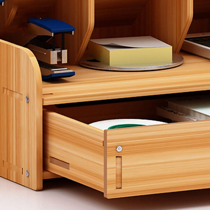 Pencil Pen Holder Storage Box Rack Desk Stationery Density Plate Desktop Organizer - 3