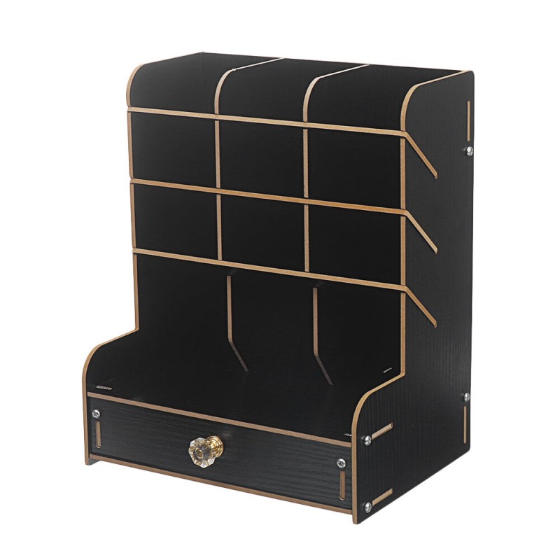 Pencil Pen Holder Storage Box Rack Desk Stationery Density Plate Desktop Organizer - 3