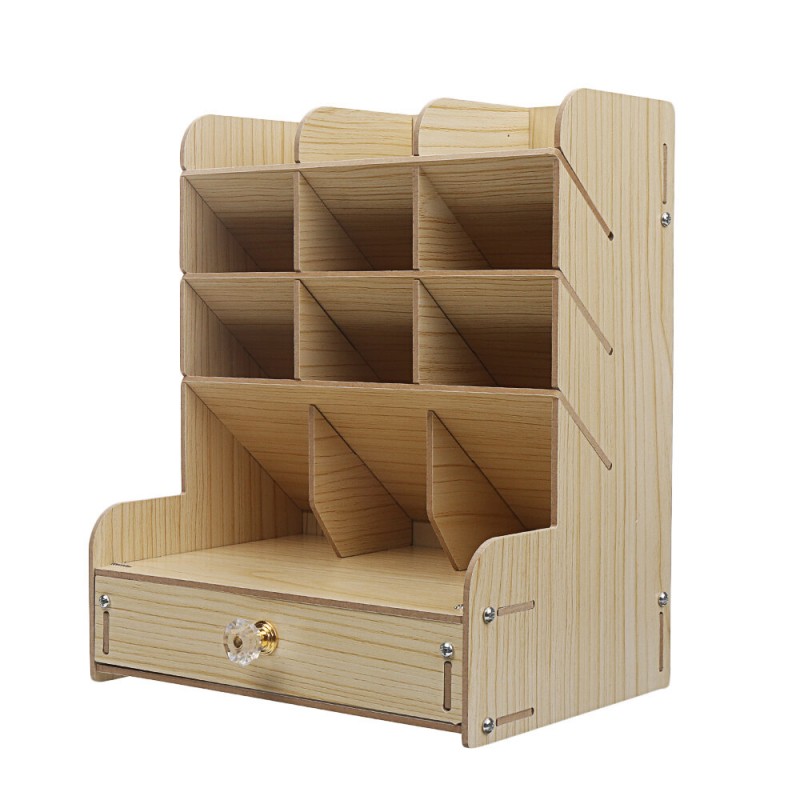 Pencil Pen Holder Storage Box Rack Desk Stationery Density Plate Desktop Organizer - 3