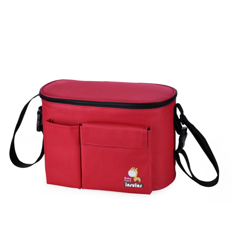 Thermostat Maintaining the temperature stroller bags maternity mother diaper bag - Red
