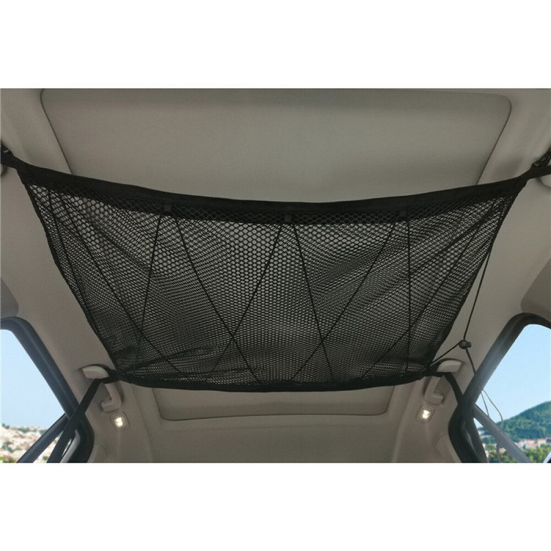 Car Ceiling Storage Net Pocket Universal Car Roof ...
