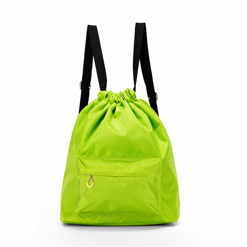 KC-SK01 Travel Waterproof Storage Bag Wet Dry Seperated Drawstring Bag Light Weight Backpack - Rose