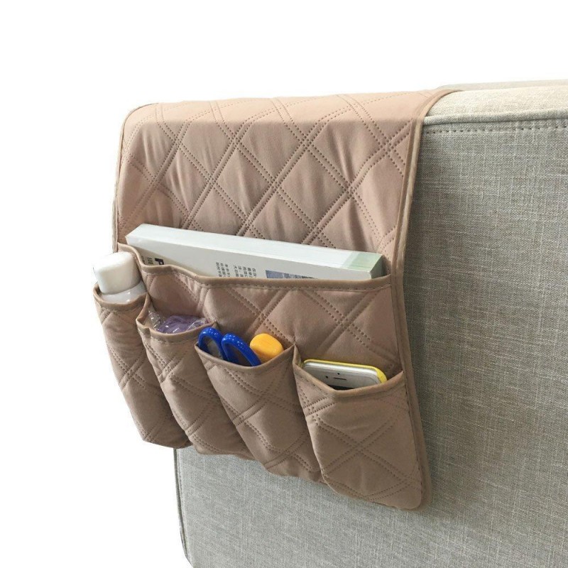 Waterproof Sofa Armrest Storage Organizer for Tabl...
