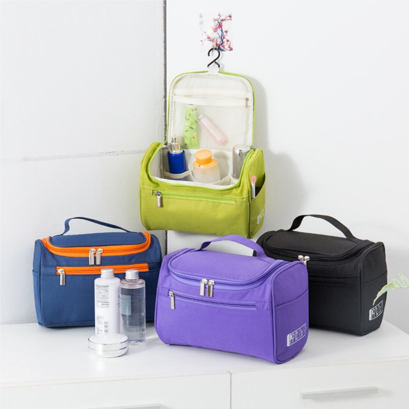 Travel Toiletry Bag Hanging Makeup Large Kit Foldi...