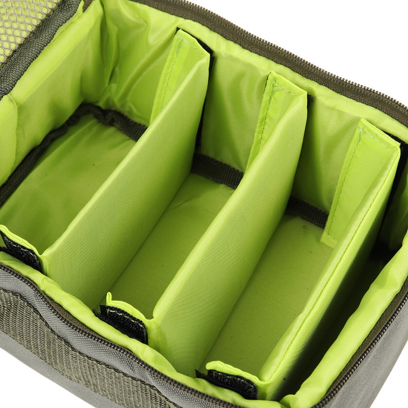 Water Resistant Much Interlayers Fishing Bag Bait Line Container for Outdoor Camping Tool