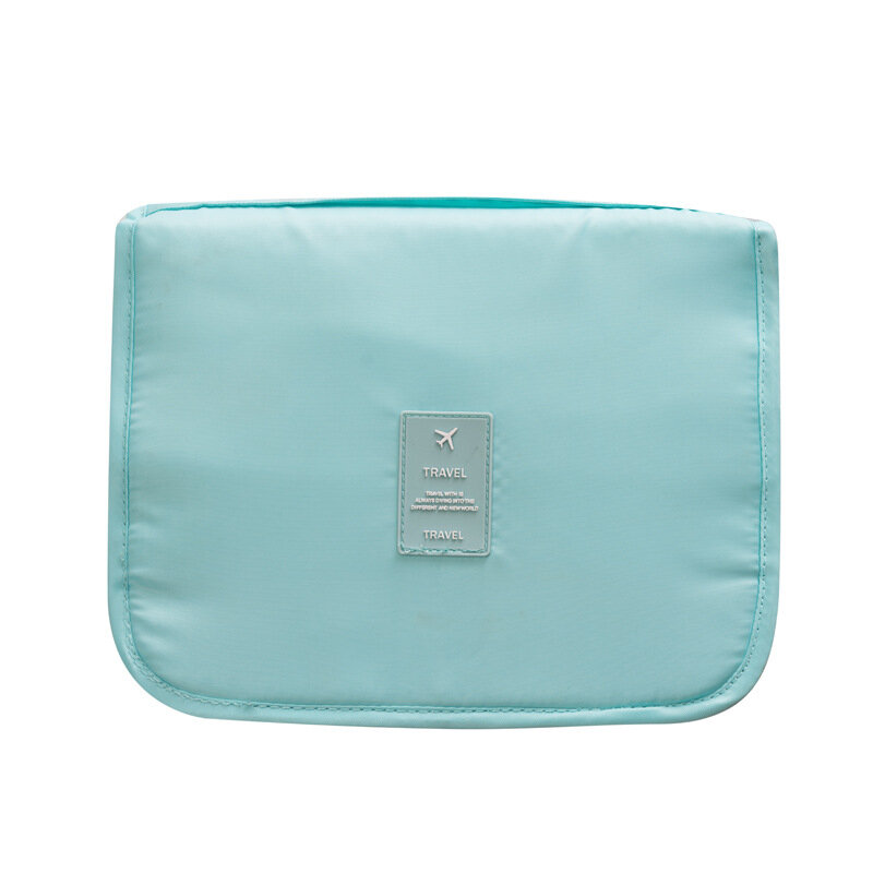 Hanging Toiletry Bag Travel Organizer Wash Make Up Cosmetic Bag Case for Women Men Toiletry Kit Cosm - Blue