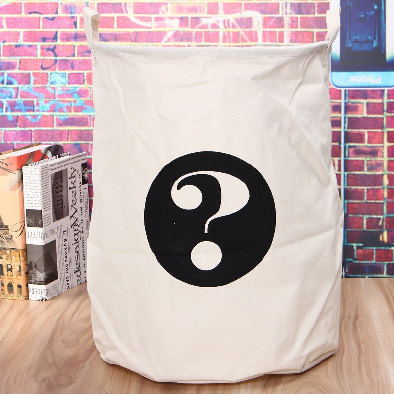 Kids Baby Toys Storage Canvas Bag Clothing Laundry...