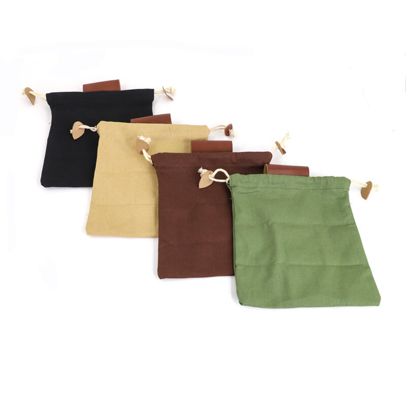 Foraging Bag Waist-Hanging Fruit Picking Bag Jungle Storage Bag for Hiking Bush Craft Sack Extra Belt Pocket - Green