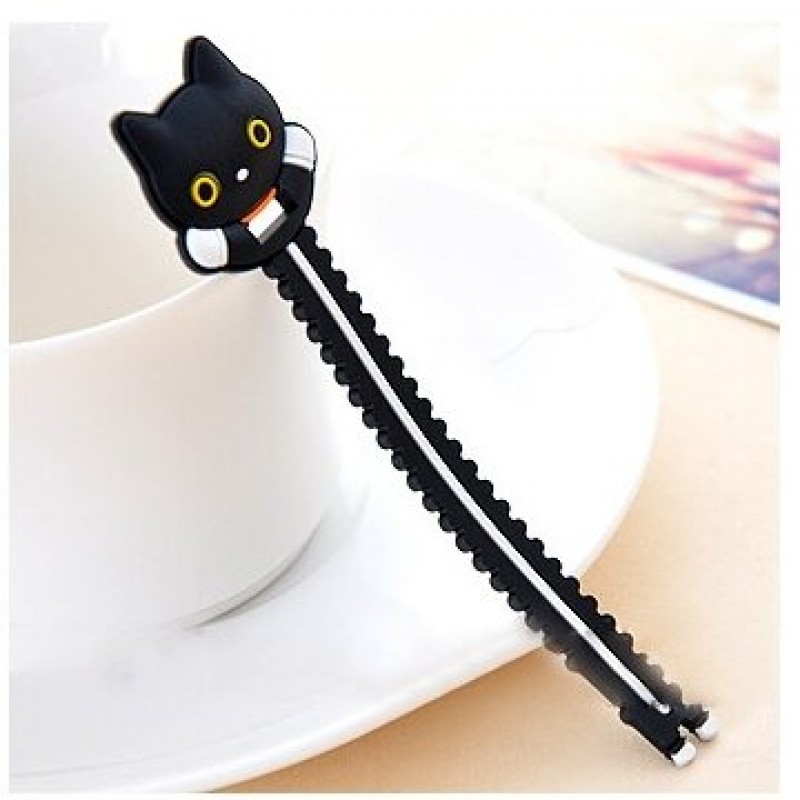 2Pcs Storage Wrap Cable Wire Tidy USB Earphone Winder Sawtooth Organizer Office School Holder - 4
