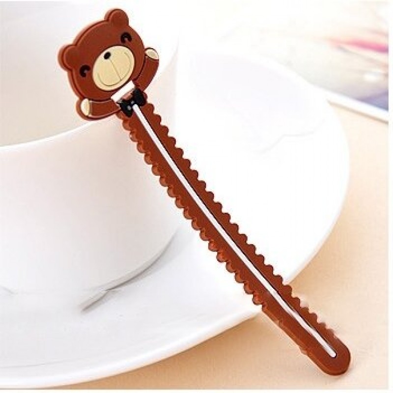 2Pcs Storage Wrap Cable Wire Tidy USB Earphone Winder Sawtooth Organizer Office School Holder - 4
