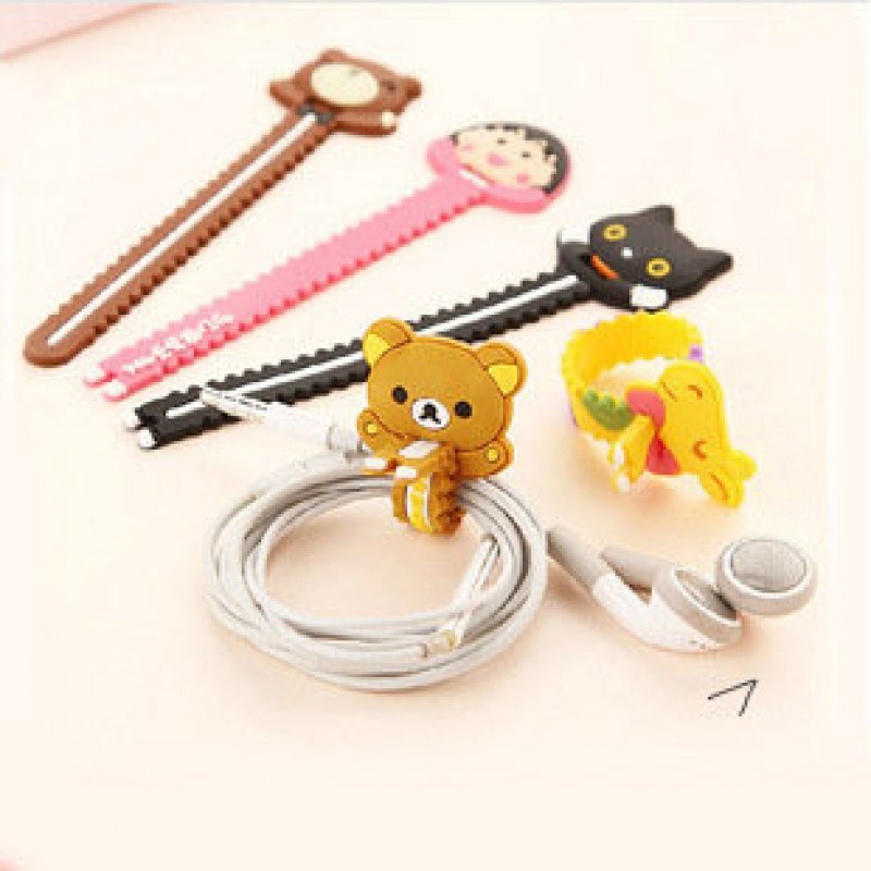 2Pcs Storage Wrap Cable Wire Tidy USB Earphone Win...