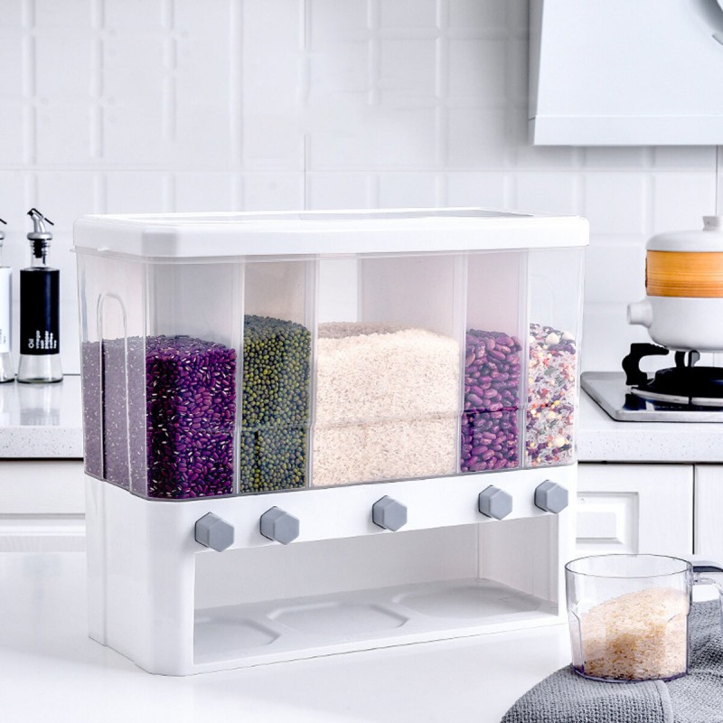 15KG Kitchen Storage Pantry Container Good Sealing...