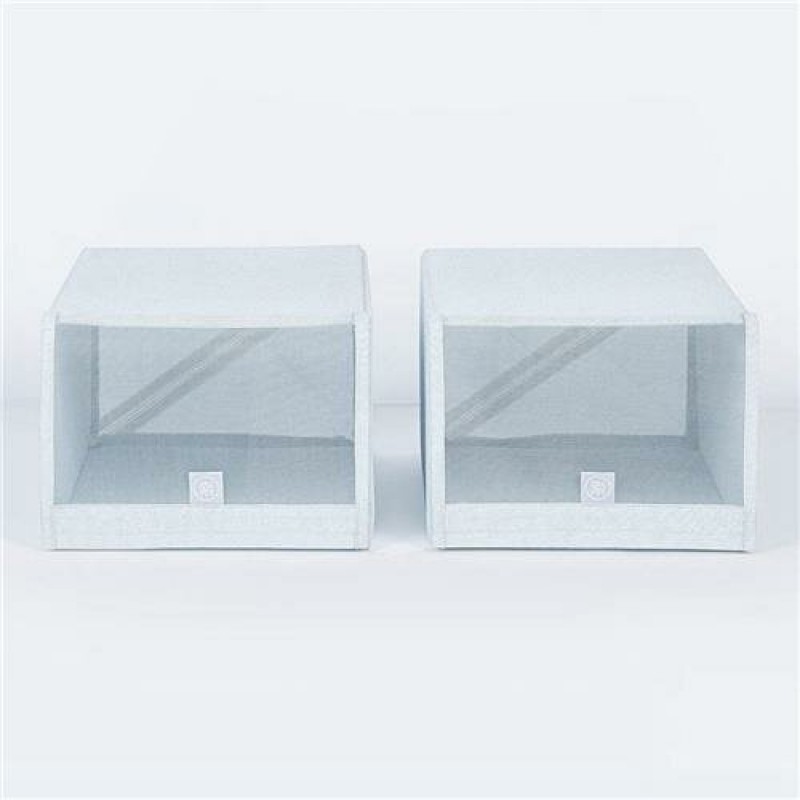  2PCS Shoe Storage Box From Xiaomi Youpin Save Space Tidy Foldable Shoe Organiser Box Storage Baskets  - Pink