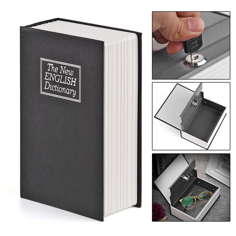 Metal Steel Cash Secure Hidden English Dictionary ...