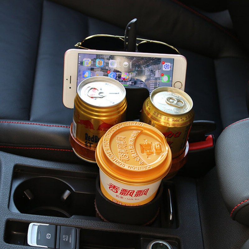 Creative Car Storage Box Money Pot Beverage Holder Multi-function Car Pocket Organizer - #01