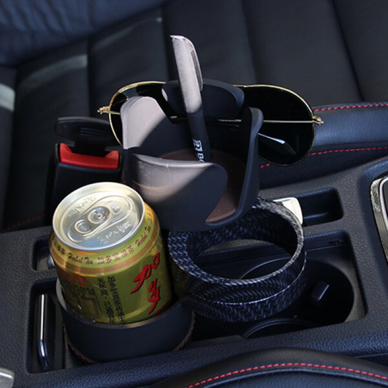 Creative Car Storage Box Money Pot Beverage Holder Multi-function Car Pocket Organizer - #01