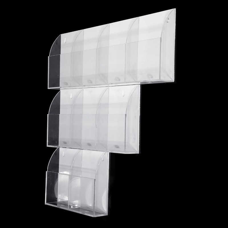TV Air Conditioner Remote Control Holder 2-4 Case Acrylic Wall Mount Storage Box TV Box Remote Control - 3