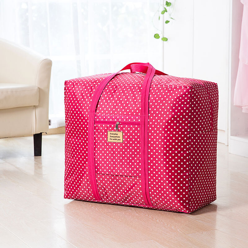 Thicken Large Quilt Bag Oxford Clothes Storage Bag Storage Luggage Bag Clothing Travel Moving Sorting  - L #2