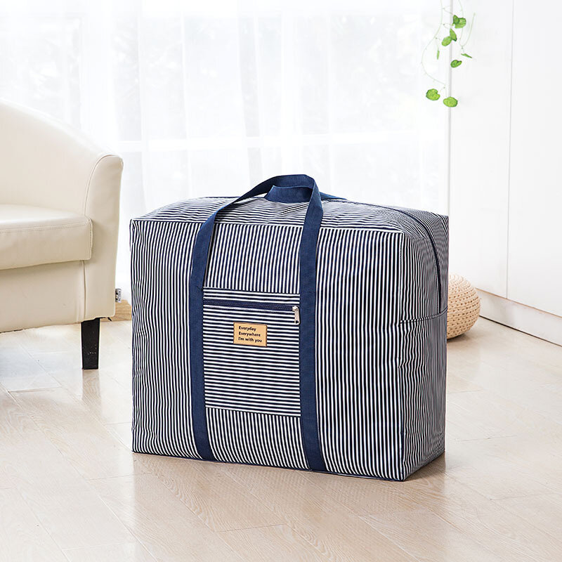 Thicken Large Quilt Bag Oxford Clothes Storage Bag Storage Luggage Bag Clothing Travel Moving Sorting  - L #2