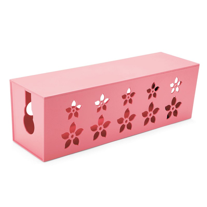 Safety Cable Wire Cord Anti-dust Storage Box Plug Socket Organizer Boxes Hollow Plastic Storage Box - Green S