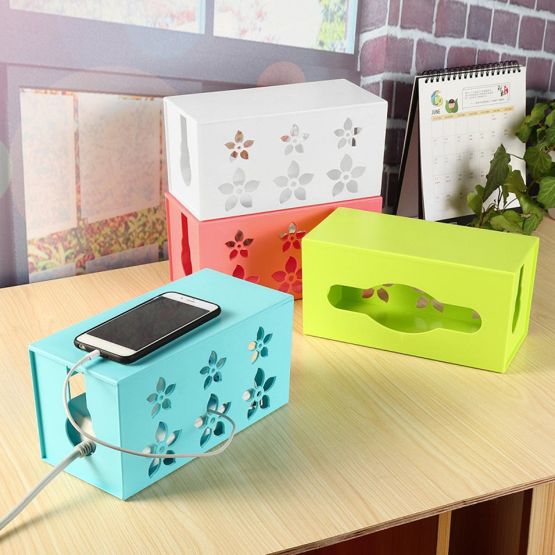 Safety Cable Wire Cord Anti-dust Storage Box Plug ...