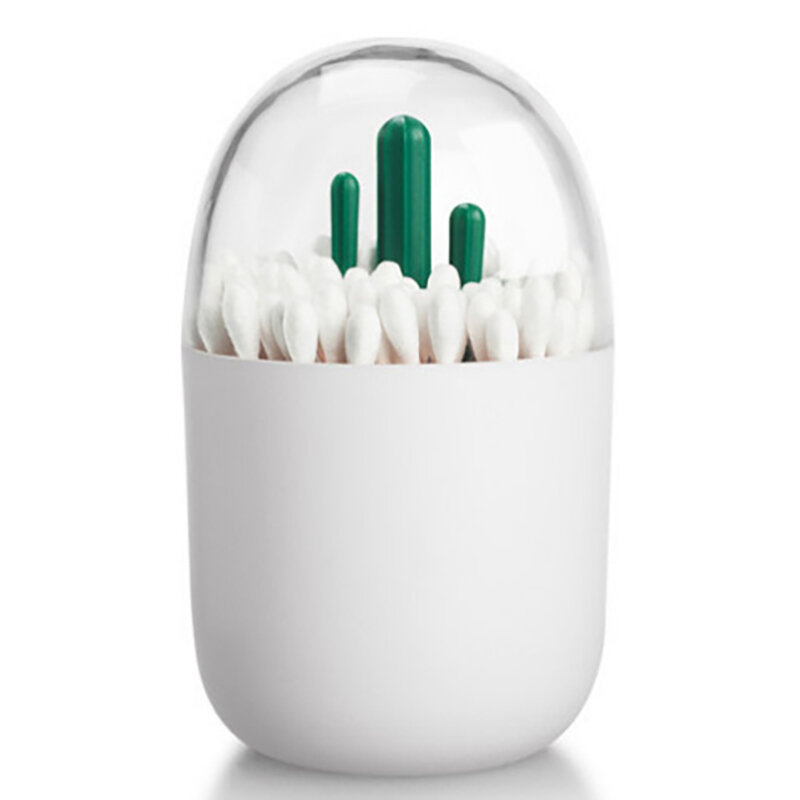 Animal Plant Multifunctional Dustproof Storage Box Cartoon Cotton Swab Box  - 1#