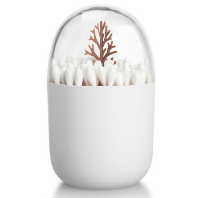 Animal Plant Multifunctional Dustproof Storage Box Cartoon Cotton Swab Box  - 1#