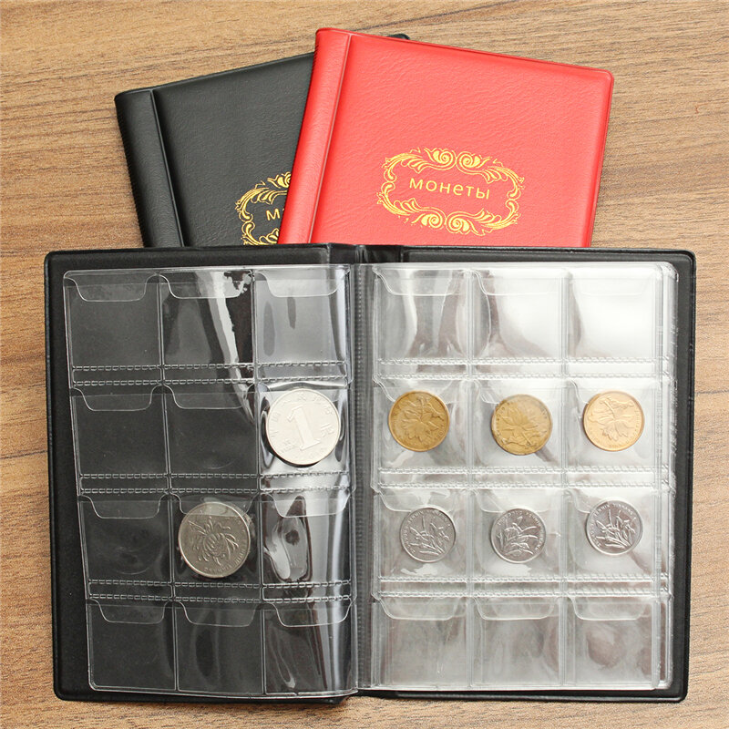 120 Coins Holders 3 Colors Collecting Collection S...