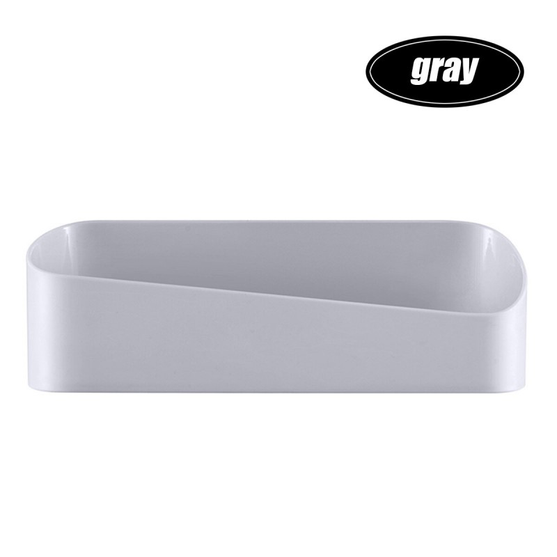 Irregular Art Geometrical Style Bathroom Kitchen Storage Container Shelf Cosmetics Collection Box Wall Powerful Paste Saving Spa