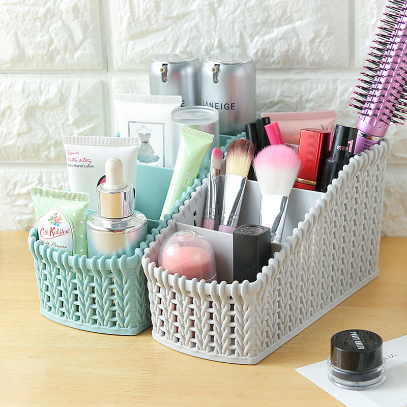 Cosmetic Storage Baskets Office Kitchen Desktop St...