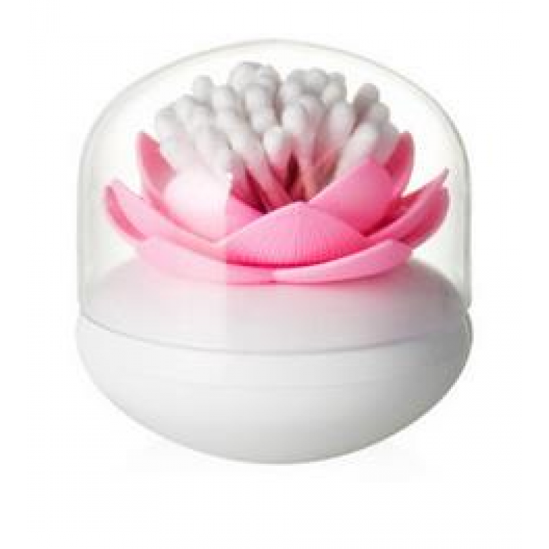 Cotton Swab Holder Toothpick Storage Box Cotton Bud Case Household Organizer Home Decorate - Black
