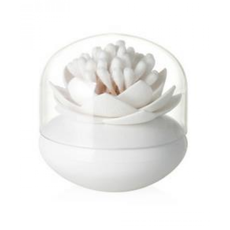 Cotton Swab Holder Toothpick Storage Box Cotton Bud Case Household Organizer Home Decorate - Black