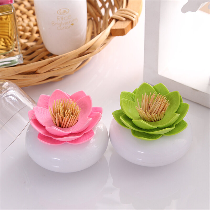 Cotton Swab Holder Toothpick Storage Box Cotton Bu...