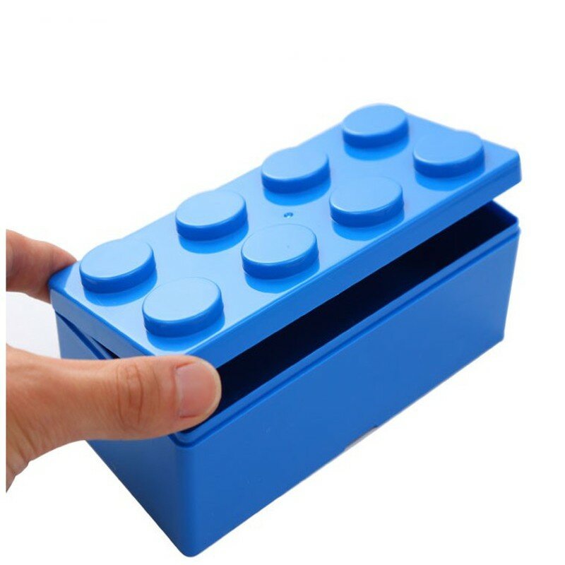 Mini Handy Plastic Jigsaw DIY Superposition Overlay TV Remote Control Cosmetic Bottles Storage Box - L