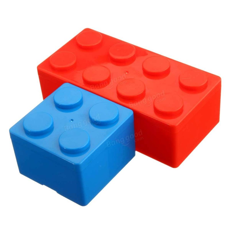Mini Handy Plastic Jigsaw DIY Superposition Overlay TV Remote Control Cosmetic Bottles Storage Box - L