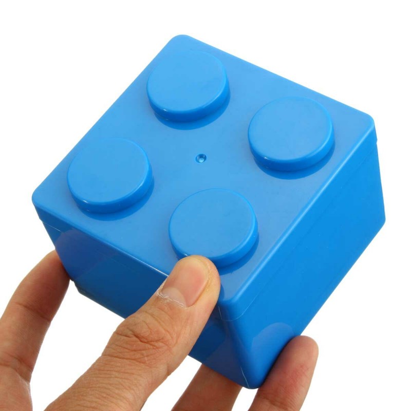 Mini Handy Plastic Jigsaw DIY Superposition Overlay TV Remote Control Cosmetic Bottles Storage Box - L