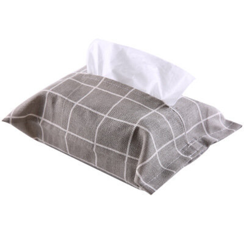 Cotton And Linen Paper Towel Set Cloth Tissue Box Bag - Whale