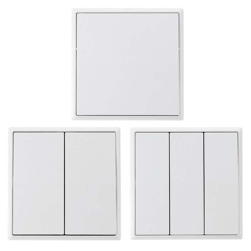 433MHz 1/2/3-Key Stairway Remote Control Light Switch - #03