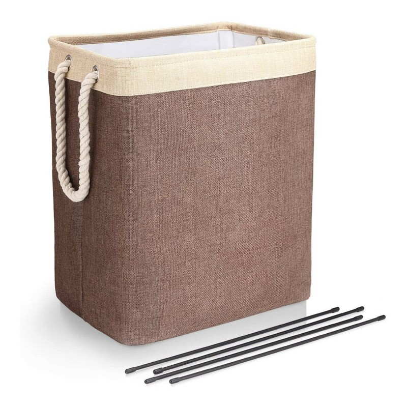 Laundry Baskets with Handles Collapsible Linen Hampers Bedroom Foldable Storage Laundry Hamper for Toys Clothing Organization - 